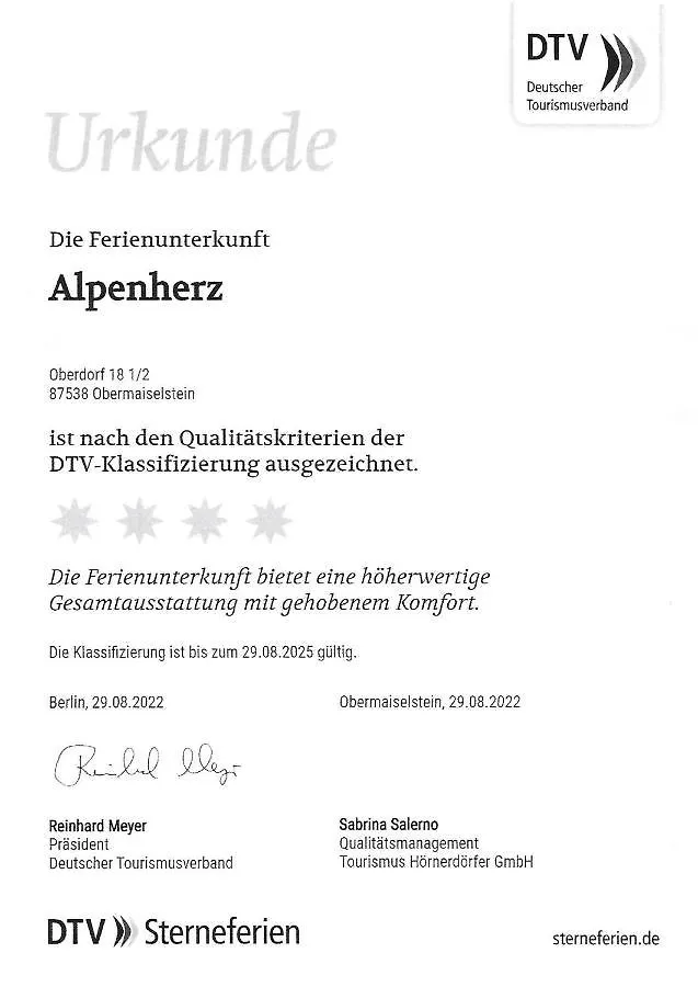 Ferienwohnung Alpenherz Obermaiselstein